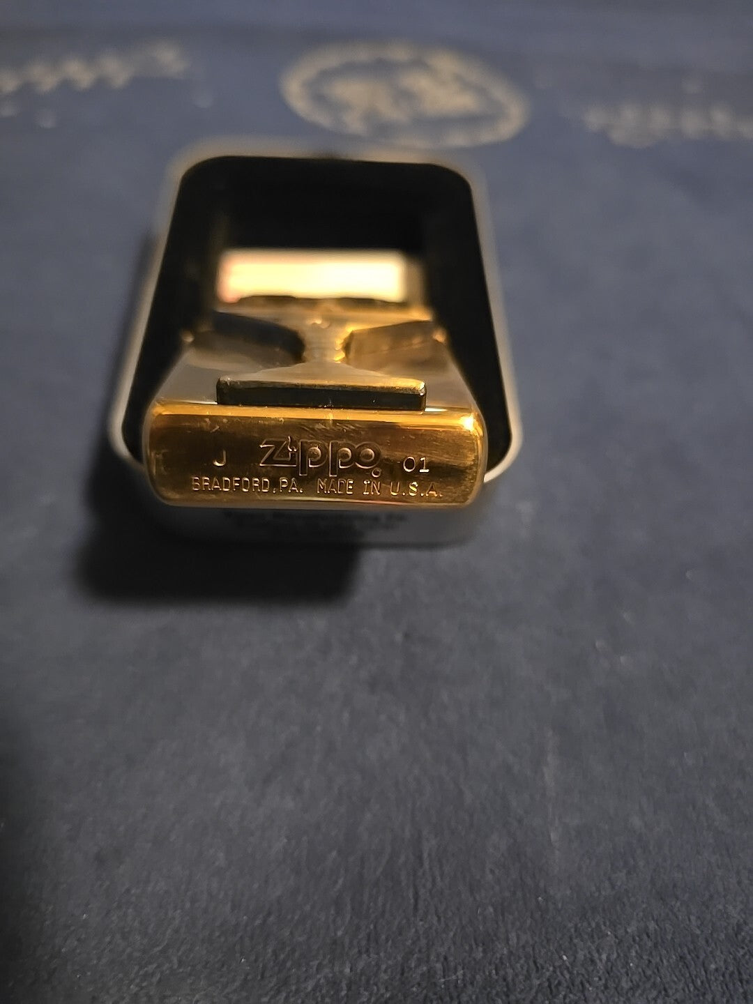 Zippo Brass Surprise Lighter Martini 1999
