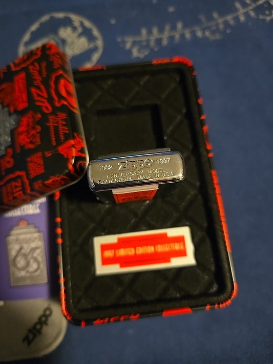 ZIPPO Lighter 1997 65th Anniversary Special Editio