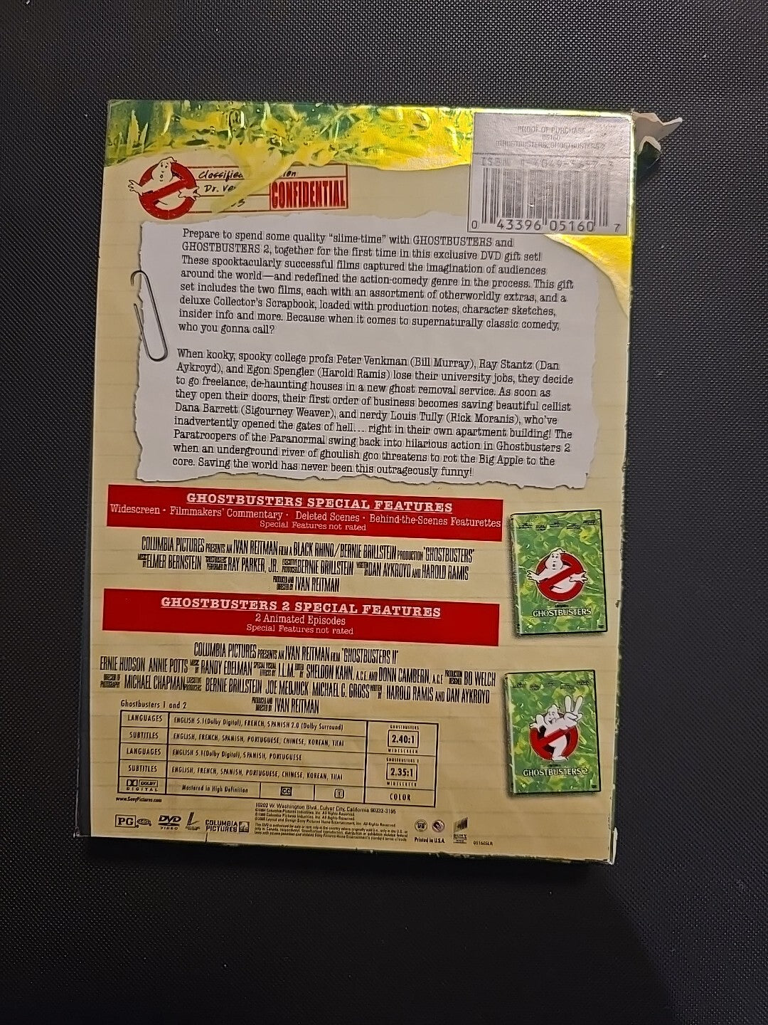 Ghostbusters 1 & 2 (DVD)