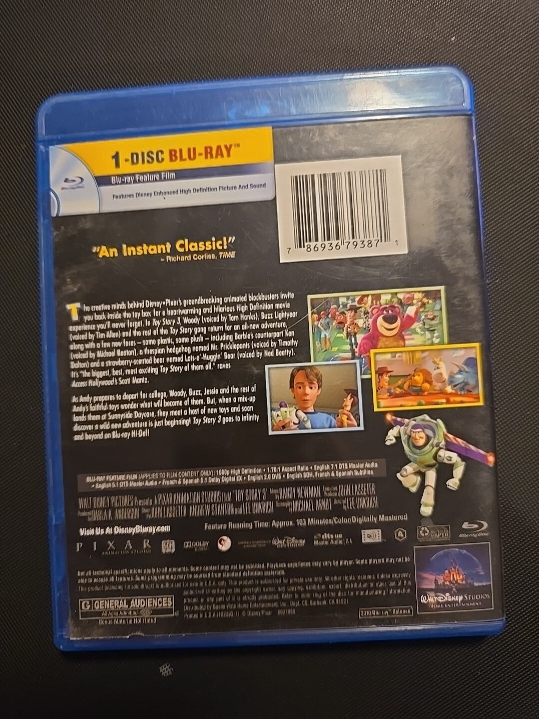 Toy Story 3 (Blu-ray) Authentic Disney US Release
