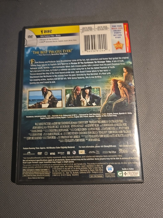 Pirates of the Caribbean: On Stranger Tides (DVD, 2011)