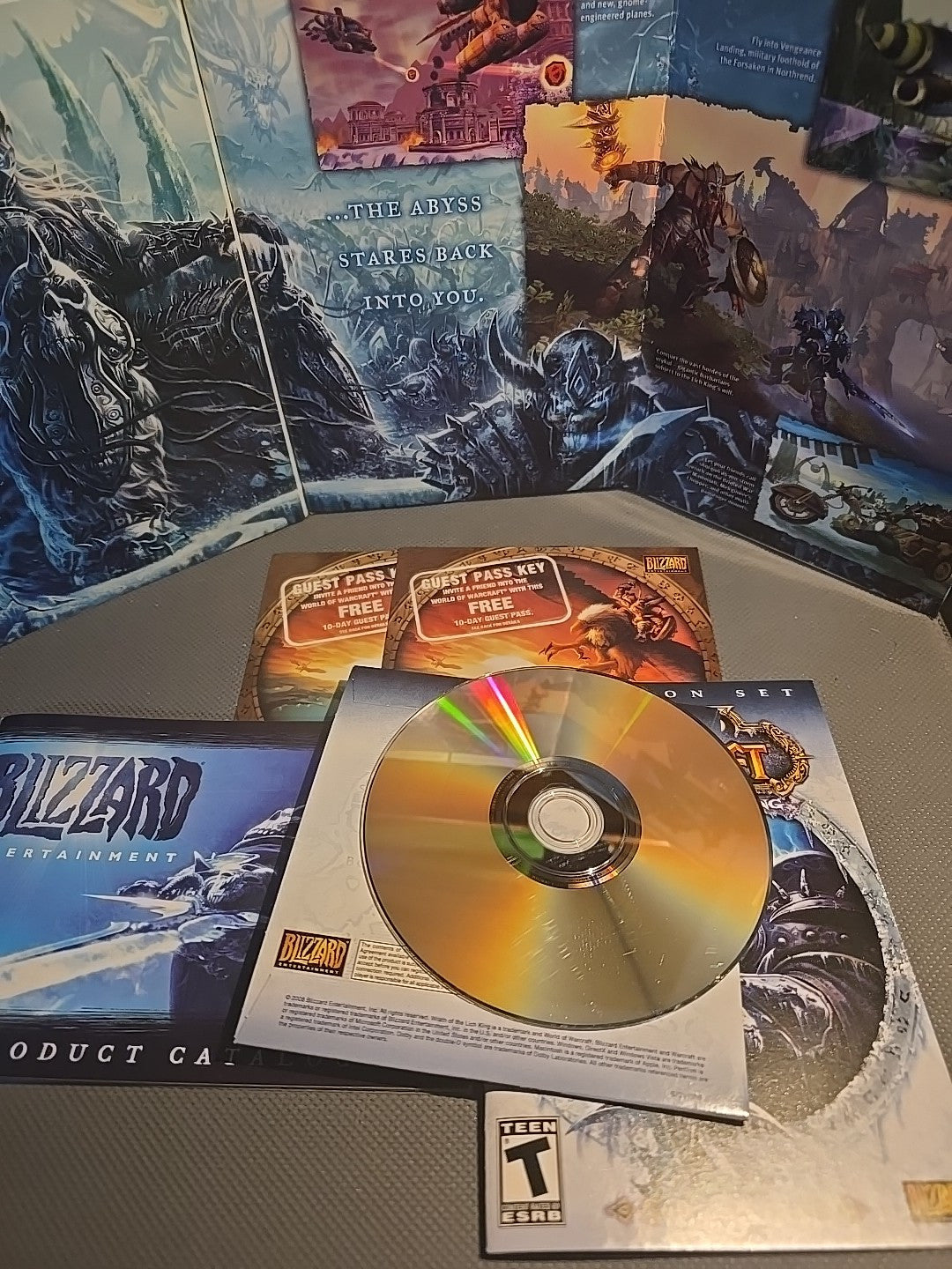 WORLD OF WARCRAFT WRATH OF THE LICH KING PC CD-ROM 2008 EXPANSION SET COMPLETE