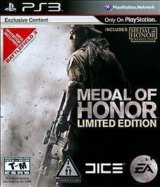 Medal of Honor PS3 Tested & Works
