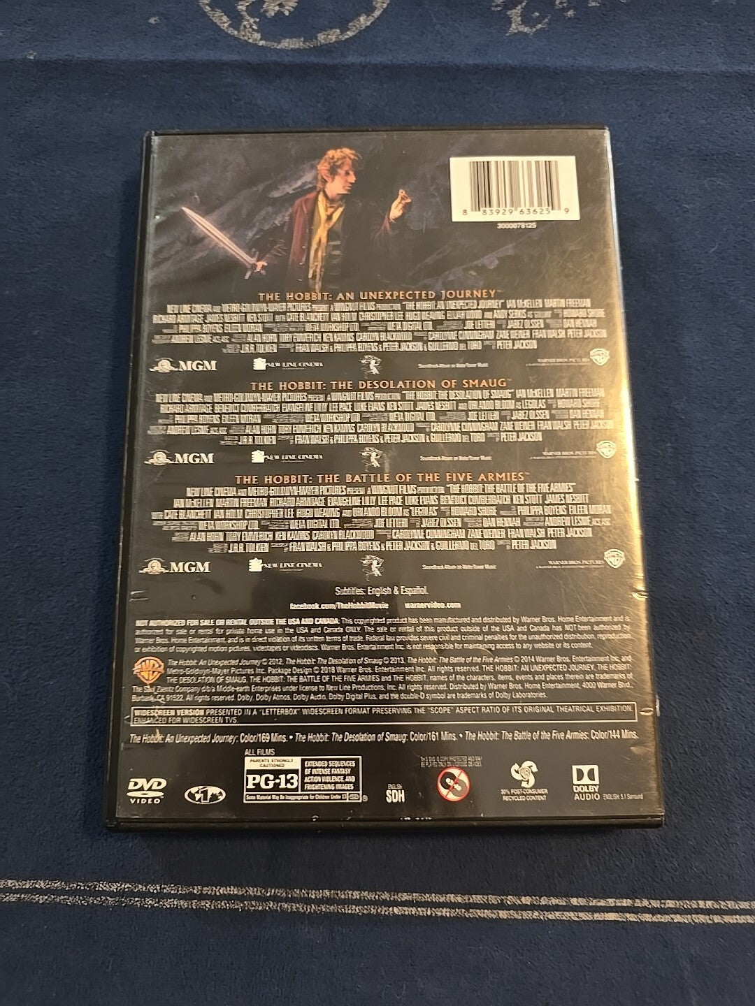 The Hobbit: The Motion Picture Trilogy (Theatrical Versions) [DVD]