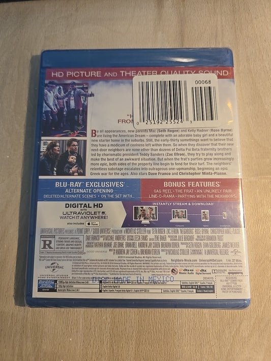 Neighbors (Blu-ray/DVD, 2014, 2-Disc Set, Includes Digital Copy)