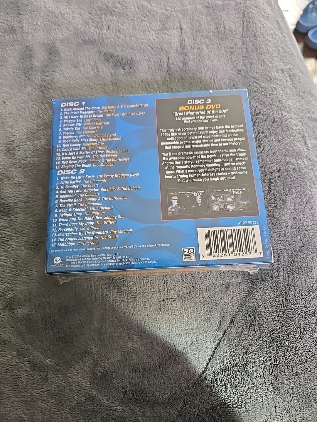 Happy Days of Rock 'n' Roll 50s [Bonus DVD] by Various Artists (CD, Apr-2004, 2