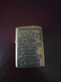 Vintage Jim Beam Brass Zippo Lighter Untested Never Used