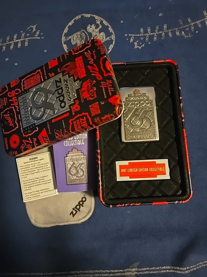 ZIPPO Lighter 1997 65th Anniversary Special Editio