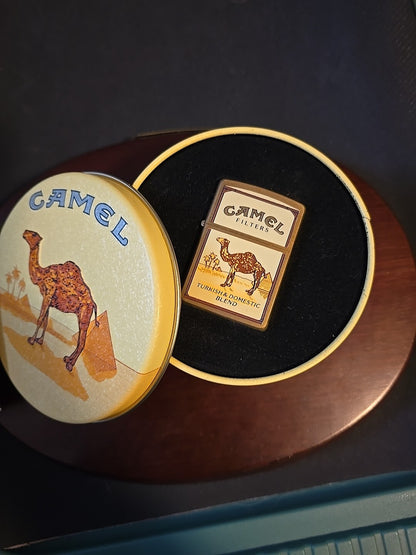 ZIPPO 1995 CAMEL FILTER TURKISH & DOMESTIC BLEND BRASS LIGHTER 23M