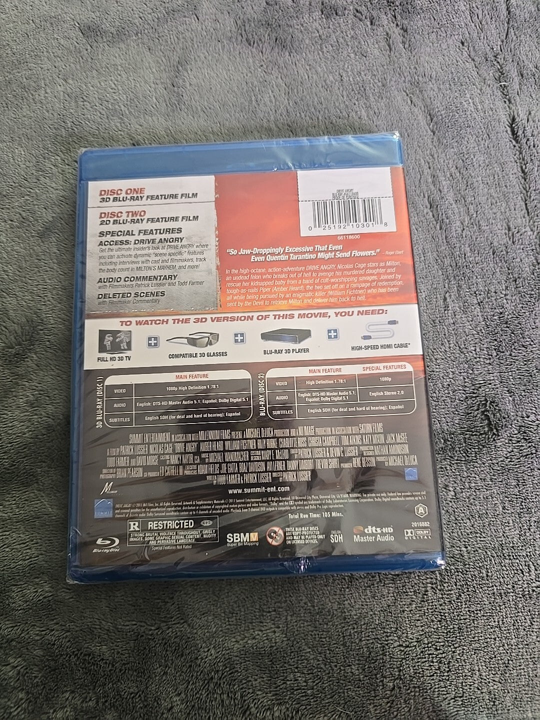 Drive Angry (Blu-ray 3D, 2011)
