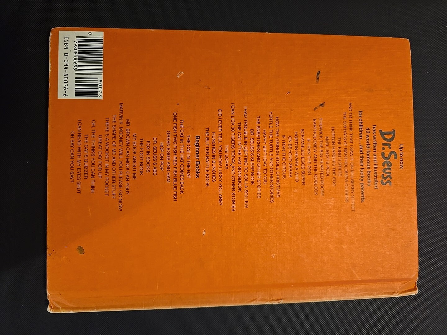 Dr Seuss 3 Book Lot Bartholomew, Horton Hears A Who!, Oh, The Places Youll Go!