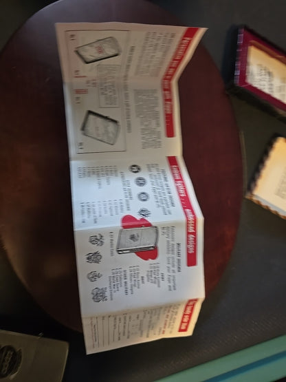 Solid Brass Commemorative Zippo 1932-1982 Vintage Never Lit W/ Vintage Box