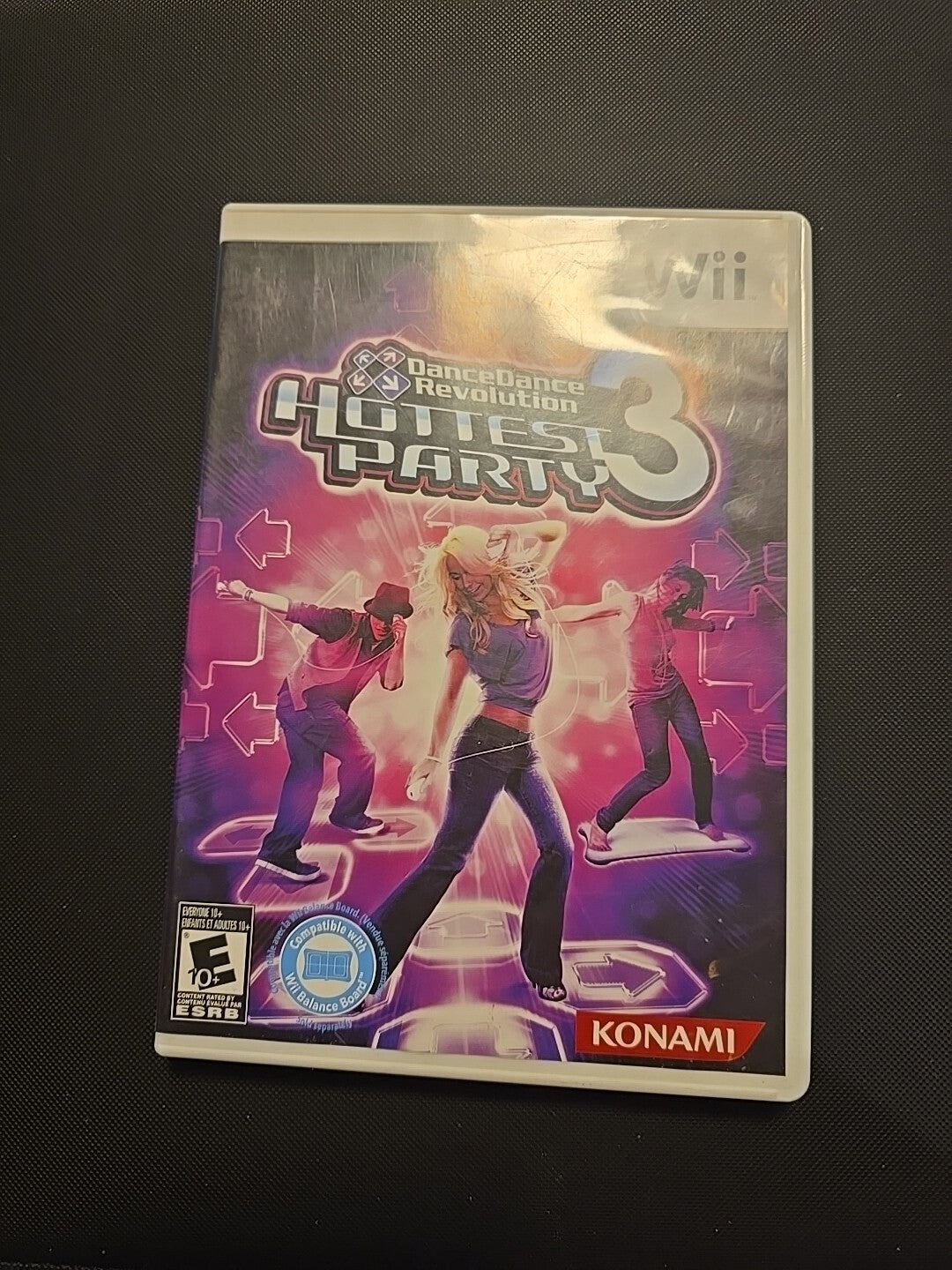 Dance Dance Revolution Hottest Party 3 Wii Tested & Works