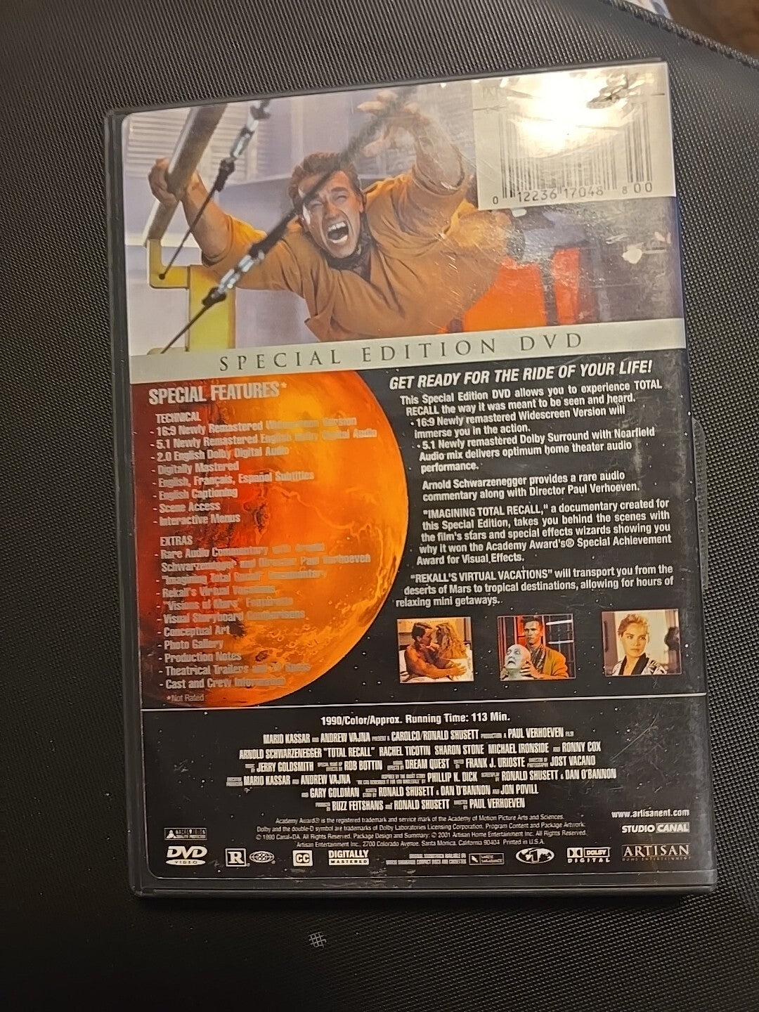 Total Recall (DVD, 1990)