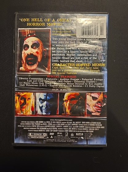 Rob Zombie HOUSE OF 1000 CORPSES (2003) Sid Haig/Rainn Wilson/Karen Black DVD