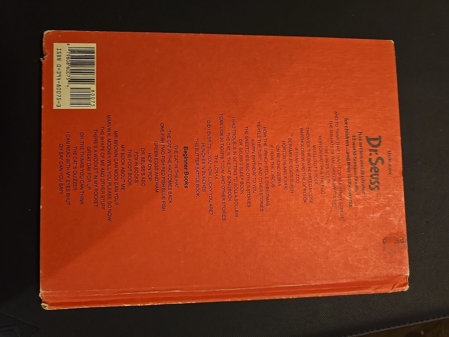 Dr Seuss 3 Book Lot Bartholomew, Horton Hears A Who!, Oh, The Places Youll Go!