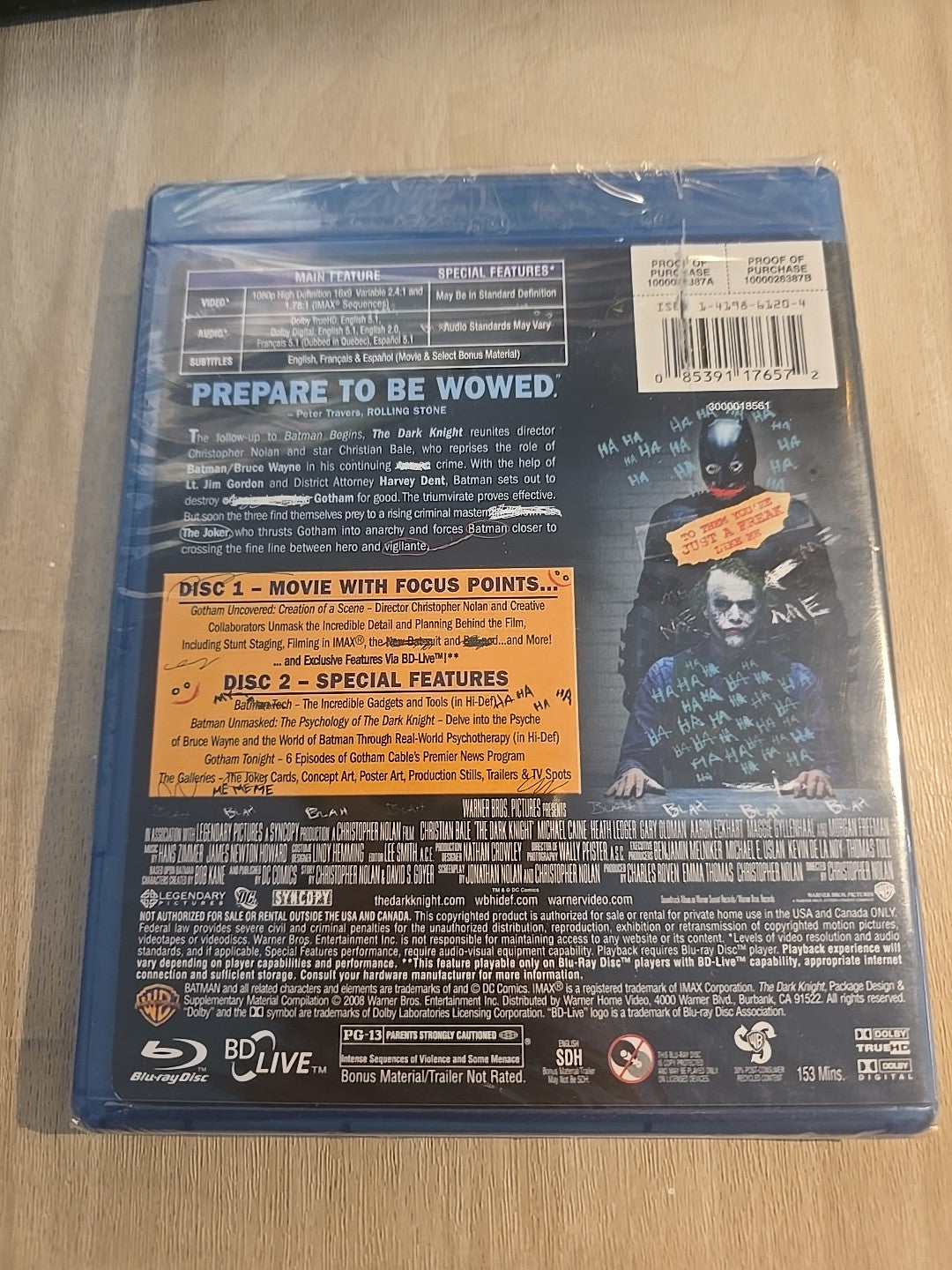 The Dark Knight Blu-ray