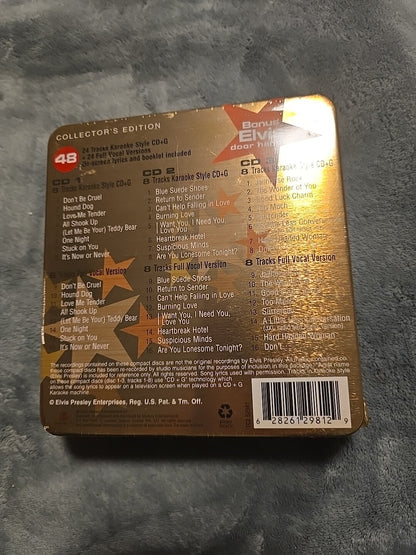 Elvis Presley Karaoke Collector's Edition Complete 3 Disc Set New Sealed