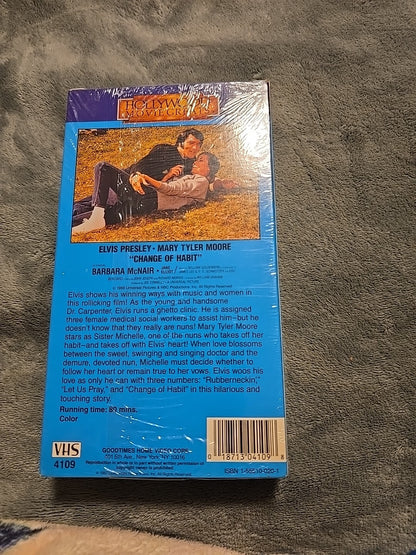 CHANGE OF HABIT ~ Elvis Presley ~ VHS ~ SEALED!!!