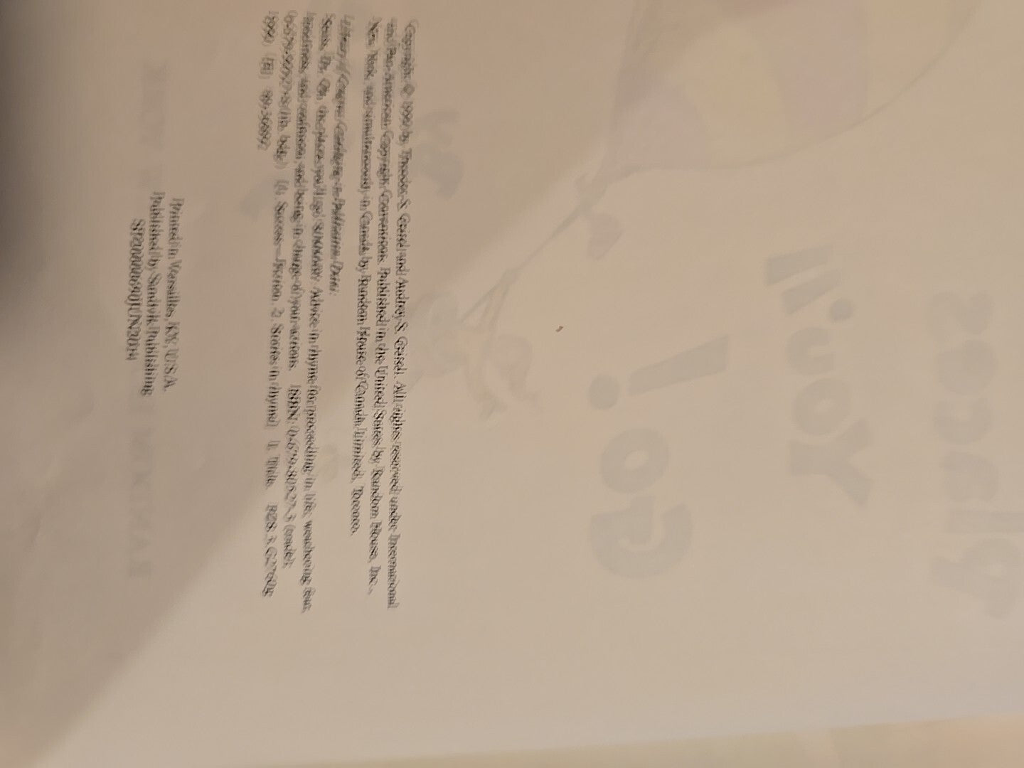 Dr Seuss 3 Book Lot Bartholomew, Horton Hears A Who!, Oh, The Places Youll Go!