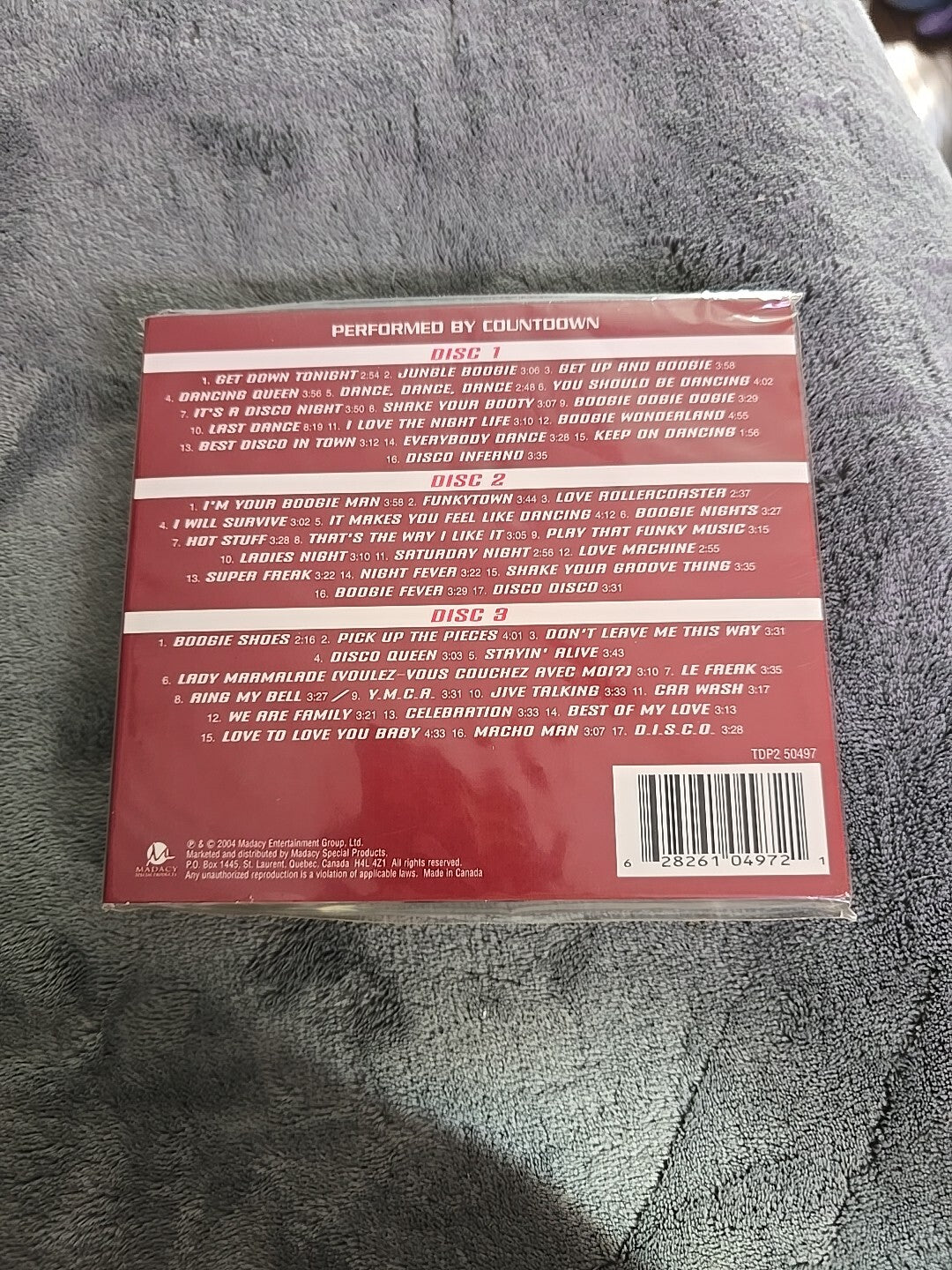Best of Disco [Digipak] by Countdown (CD, Jul-2005, 3 Discs, Madacy...