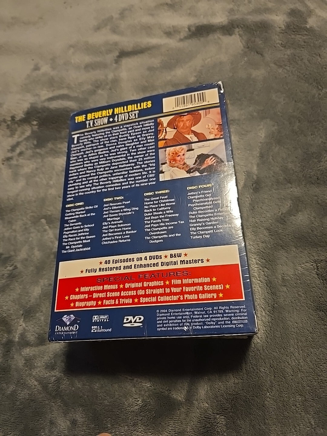 The Beverly Hillbillies 4 DVD Set 40 episode 60s Comedy TV Show Sitcom Hillbilly