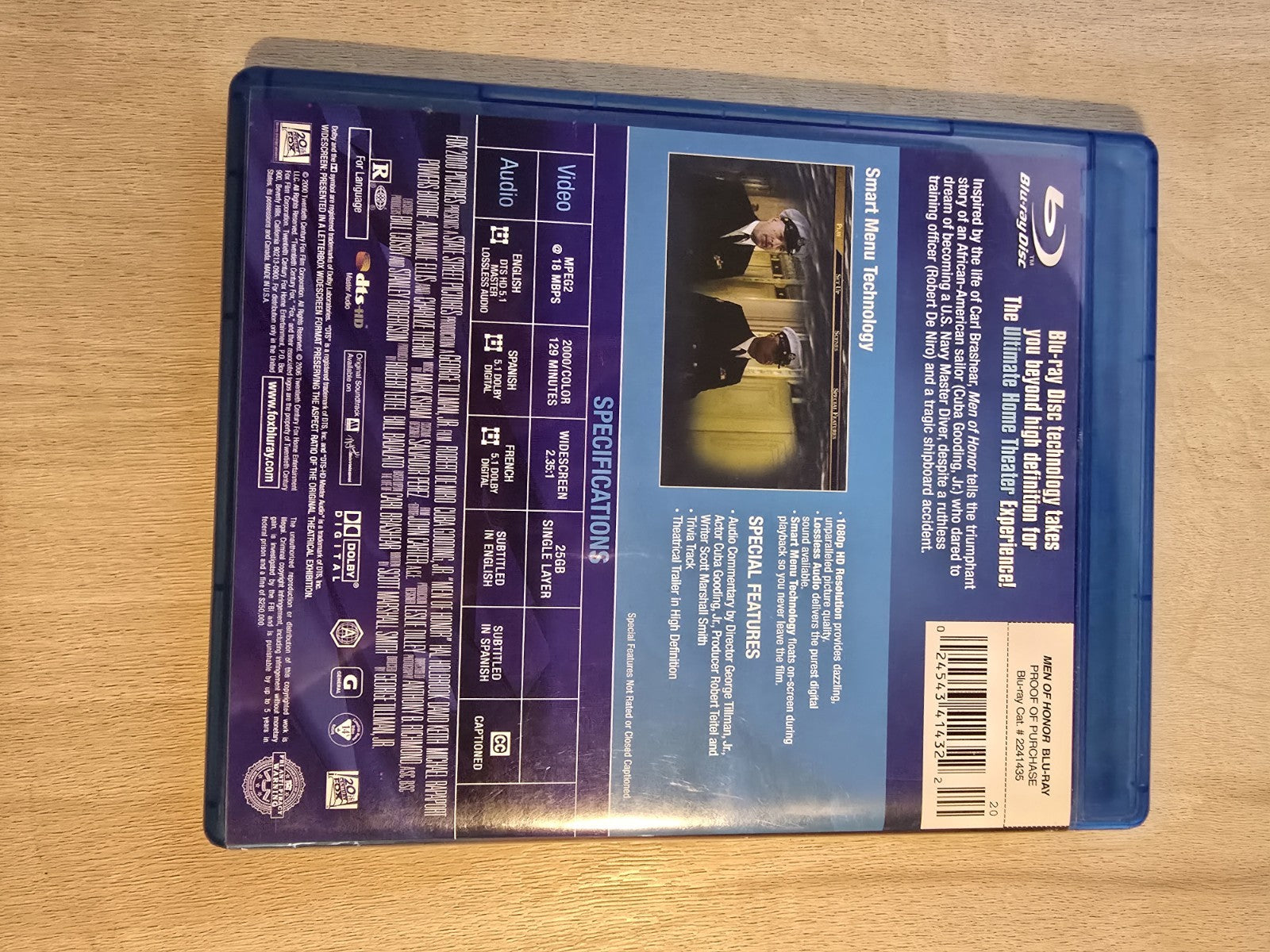 Men of Honor (Blu-ray, 2000)