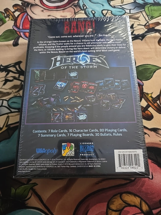 Bang! Heroes of the Storm Game - Blizzard Entertainment Complete Sealed 2014