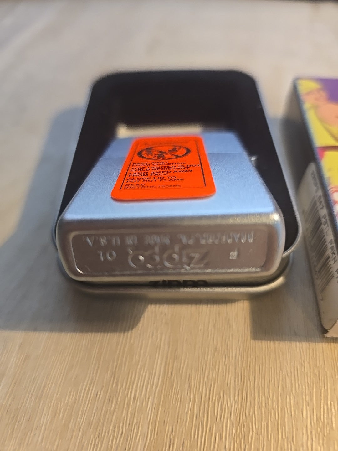 VINTAGE GEORGE PETTY GIRL PINUP PISTOL PRETTY ZIPPO LIGHTER SEXY   (B24)