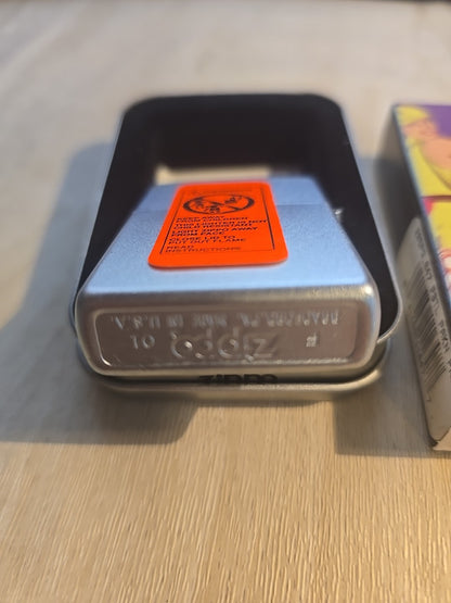 VINTAGE GEORGE PETTY GIRL PINUP PISTOL PRETTY ZIPPO LIGHTER SEXY   (B24)