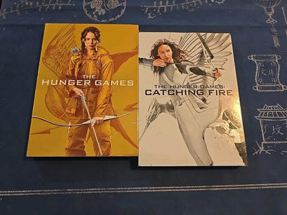 The Hunger Games &  The Hunger Games Catching Fire W/Limited Edition Slipcovers