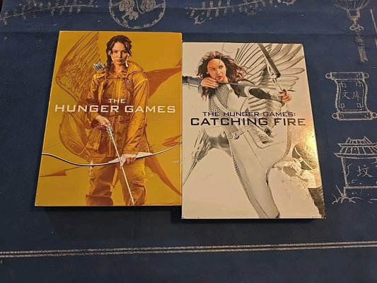 The Hunger Games &  The Hunger Games Catching Fire W/Limited Edition Slipcovers