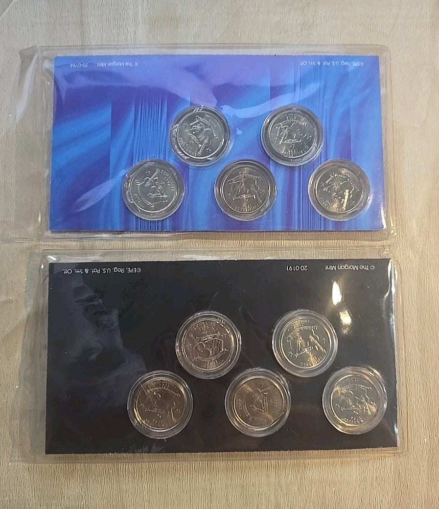 Elvis Presley 50th Anniversary Commemorative Collector Coin Set Morgan Mint NEW