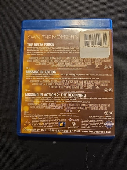 The Delta Force / Missing in Action / Missing in Action 2 (Blu-Ray, 3-Disc Set)