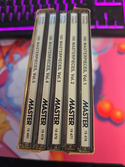 VINTAGE 1987  100 CLASSICAL MASTERPIECES (4) CD'S PRE-OWNED
