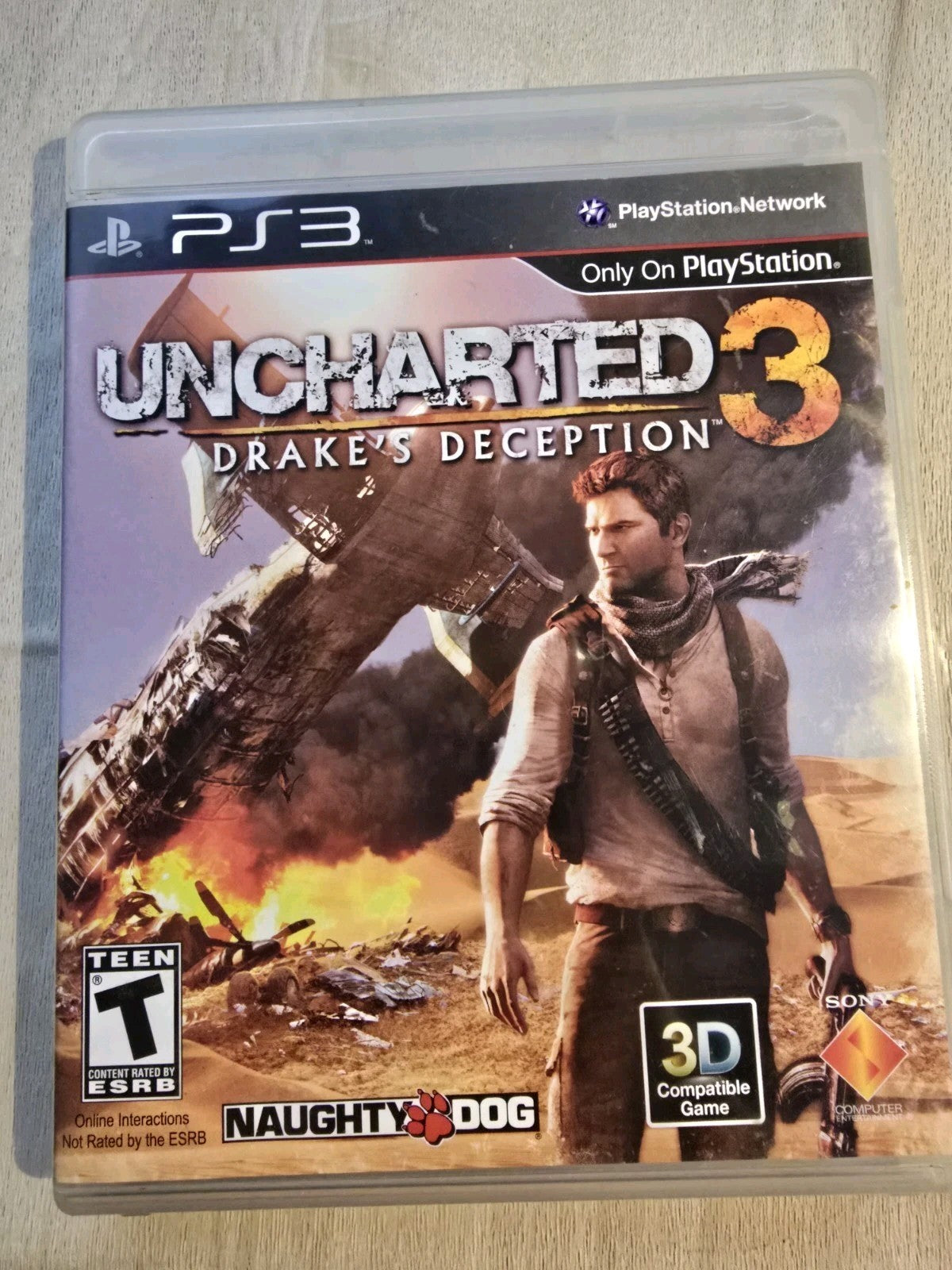 Uncharted 3: Drake's Deception PS3 Tested & Works