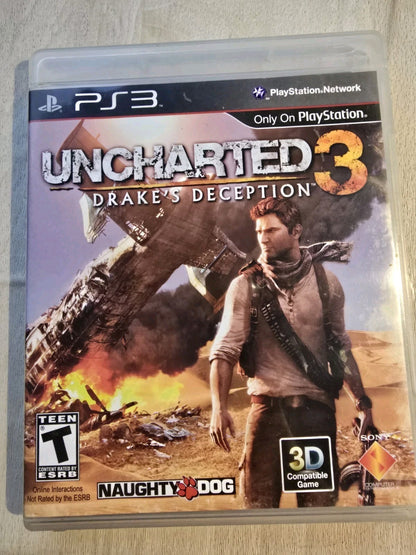 Uncharted 3: Drake's Deception PS3 Tested & Works