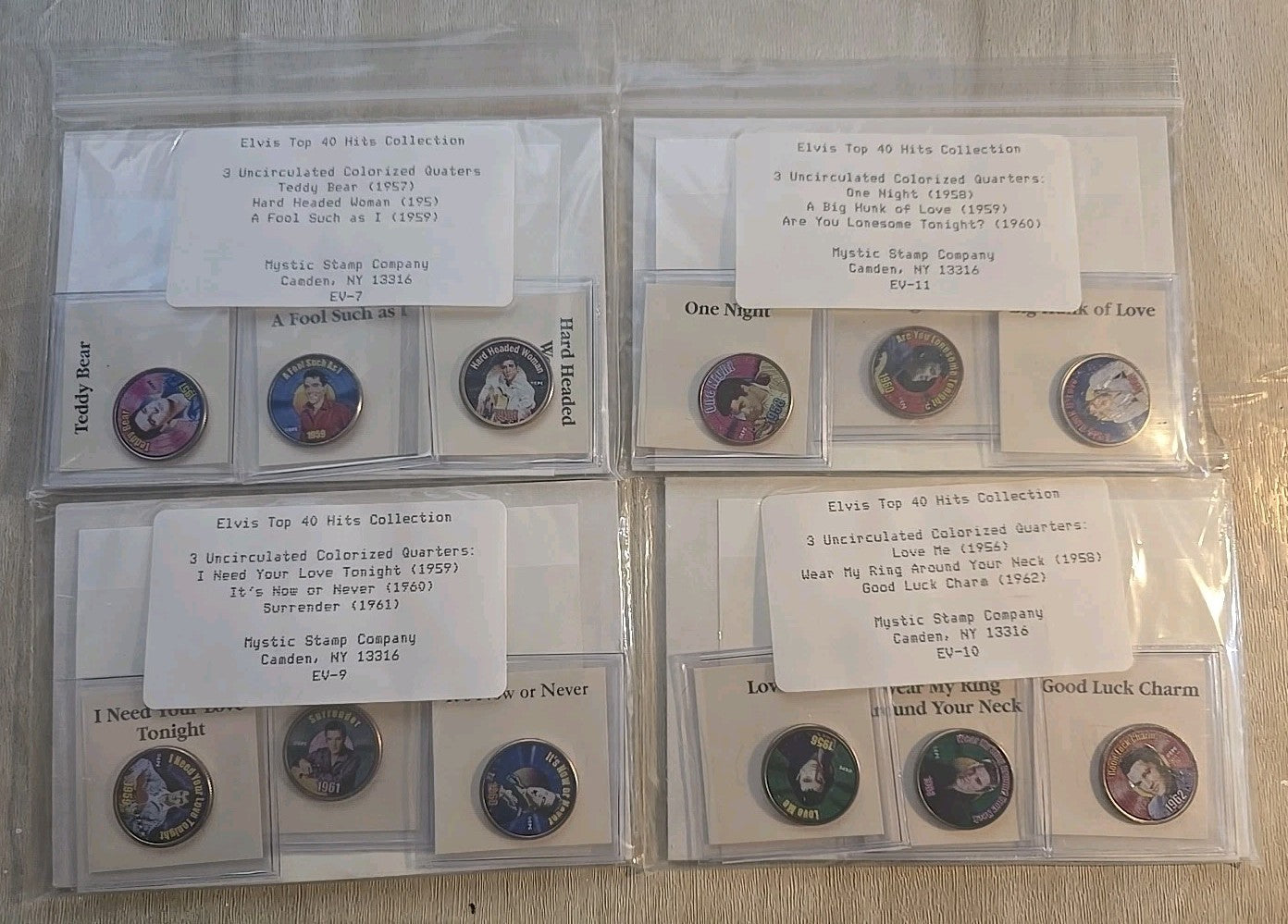 Elvis Top 40 Hits Quarter Collection