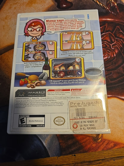 Cooking Mama: Cook Off Nintendo Wii Tested & Works