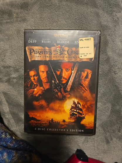 Pirates of the Caribbean: The Curse of the Black Pearl (DVD, 2003)