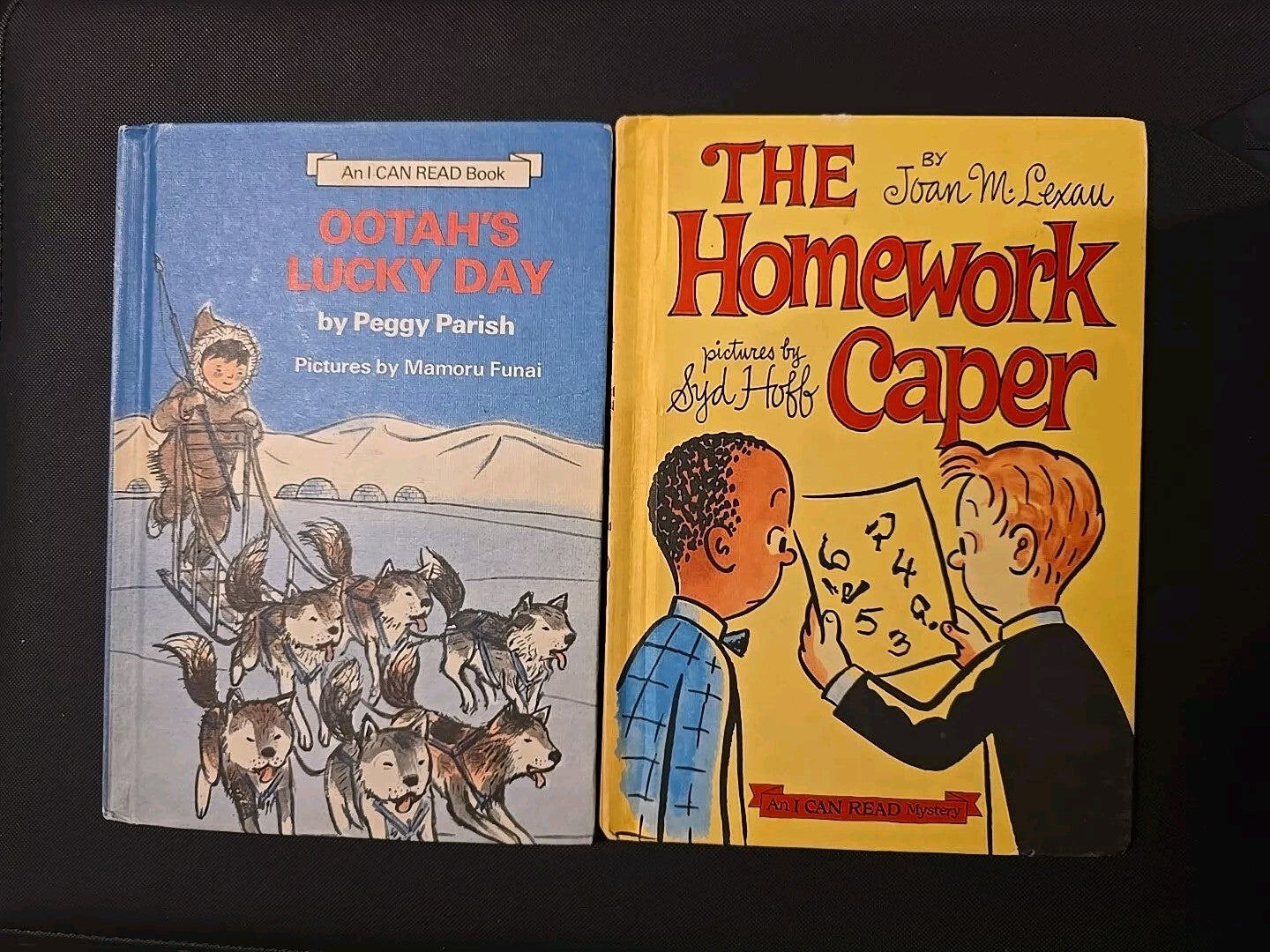 Weekly Reader Book Lot The Homework Caper & Ootah's Lucky Day