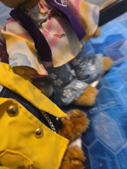 Pickford Brass Button Bears Lot Of 3 Plus Gummibar Munchen German Brown Bear