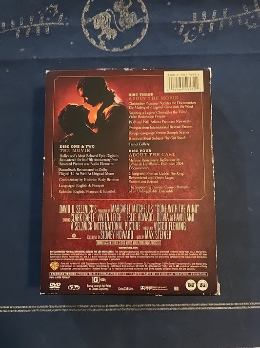 Gone with the Wind (DVD, 1939)