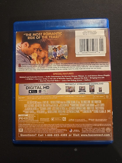 The Longest Ride on BLU-RAY + Digital HD Britt Robertson-Scott Eastwood