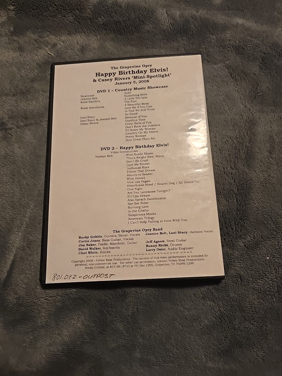 Grapevine Texas Opry Happy Birthday Elvis