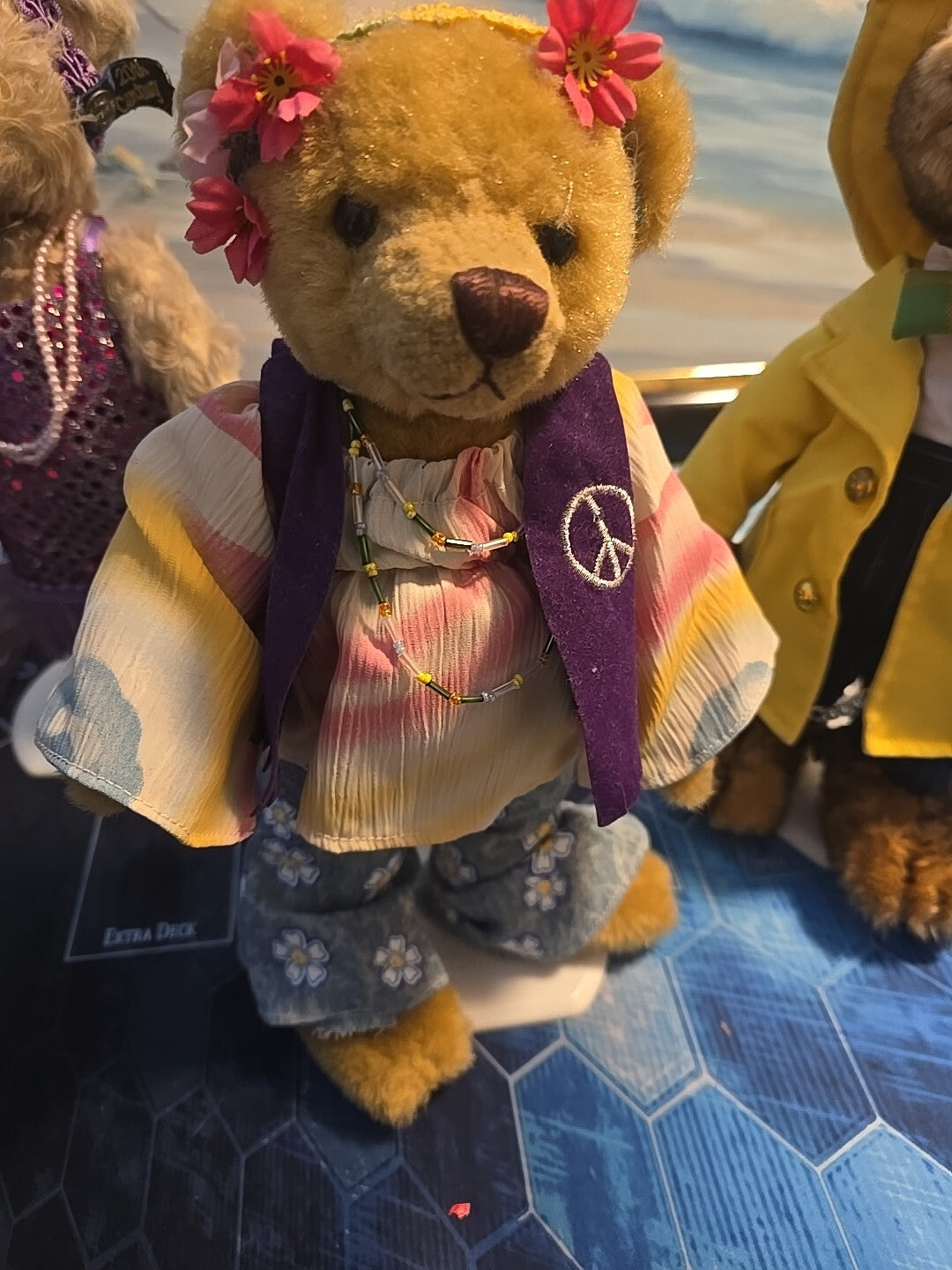 Pickford Brass Button Bears Lot Of 3 Plus Gummibar Munchen German Brown Bear