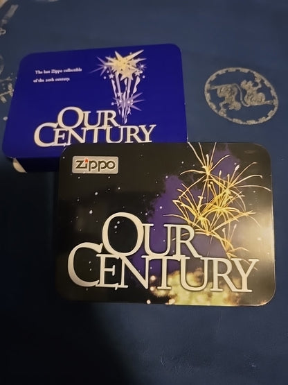 Vintage New Unfired ZIPPO 1999 OUR CENTURY LIGHTER 213F 