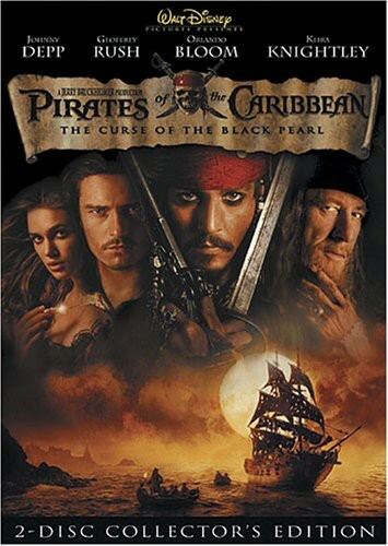 Pirates of the Caribbean: The Curse of the Black Pearl (DVD, 2003)