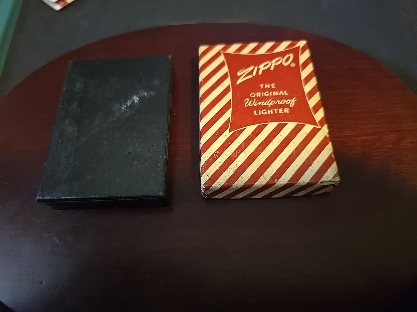 Solid Brass Commemorative Zippo 1932-1982 Vintage Never Lit W/ Vintage Box