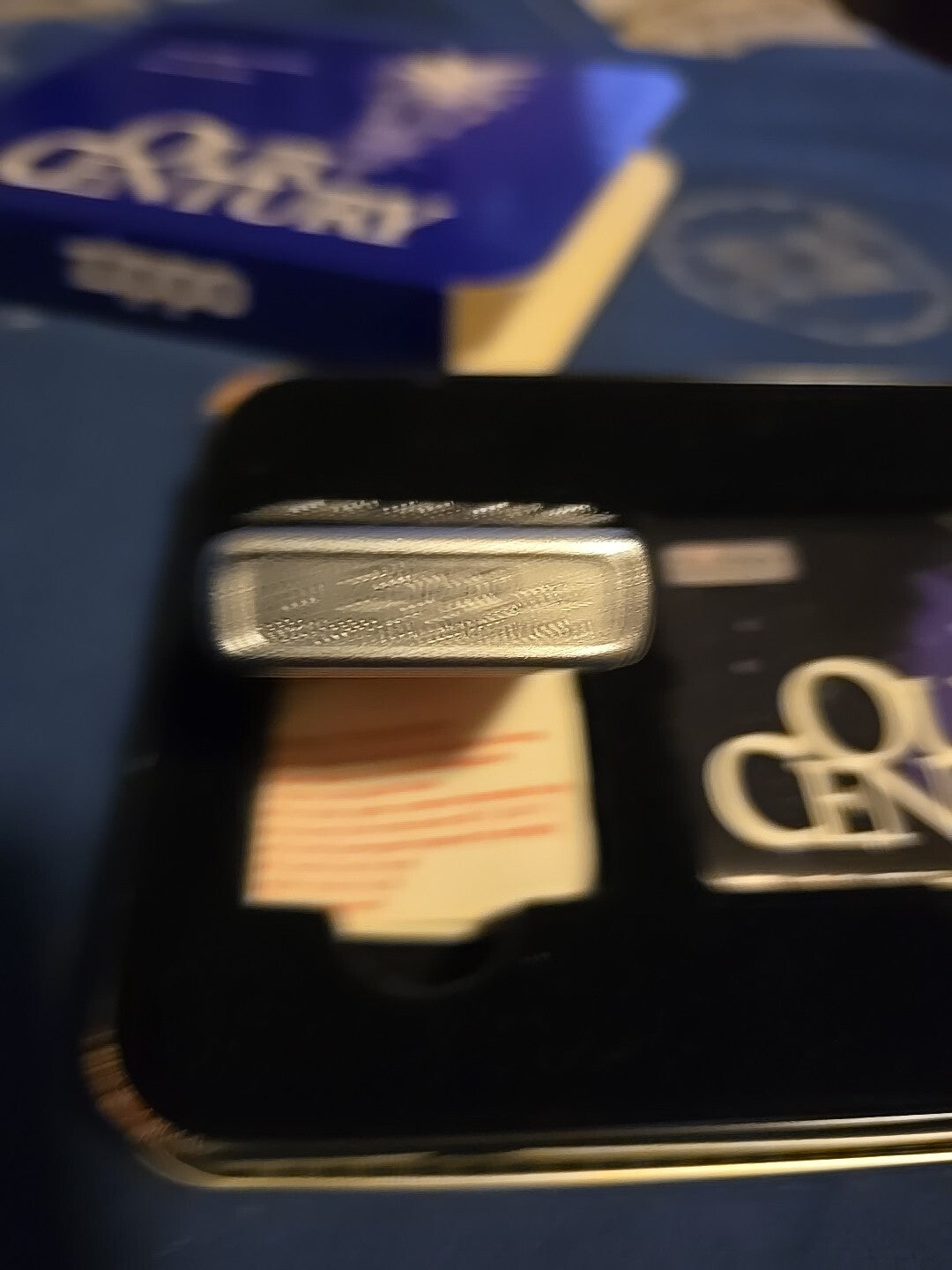 Vintage New Unfired ZIPPO 1999 OUR CENTURY LIGHTER 213F 